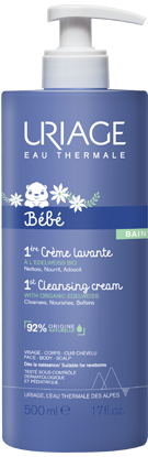 URIAGE,1ÈRE CRÈME LAVANTE 500ml
